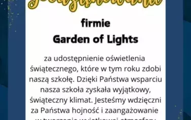 Galeria aktualności Serdecznie dziękujemy 1