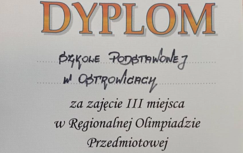 Zdjęcie do Regionalna Olimpiada Przedmiotowa