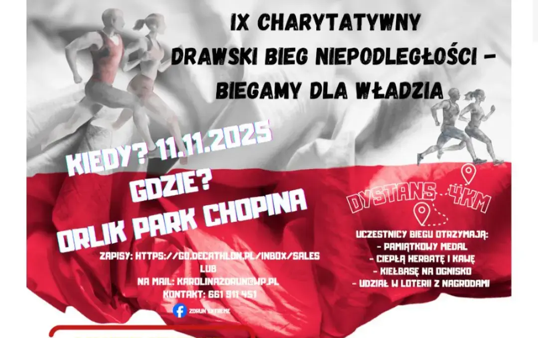 Zdjęcie do Bieg Niepodległości - zapraszamy!